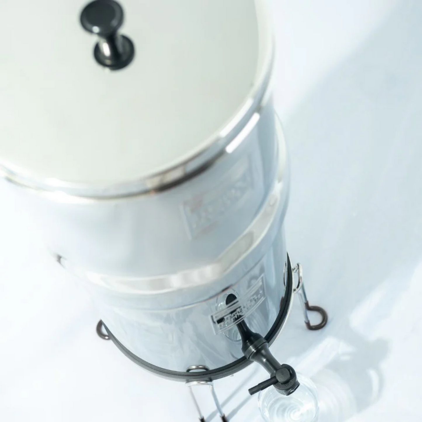 british berkefeld duke gravity fed water filter top down angle